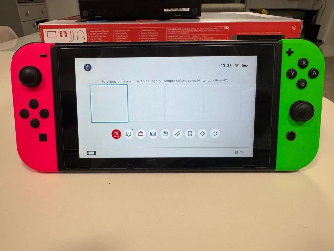 Nintendo Switch excelente estado completo e + acessórios