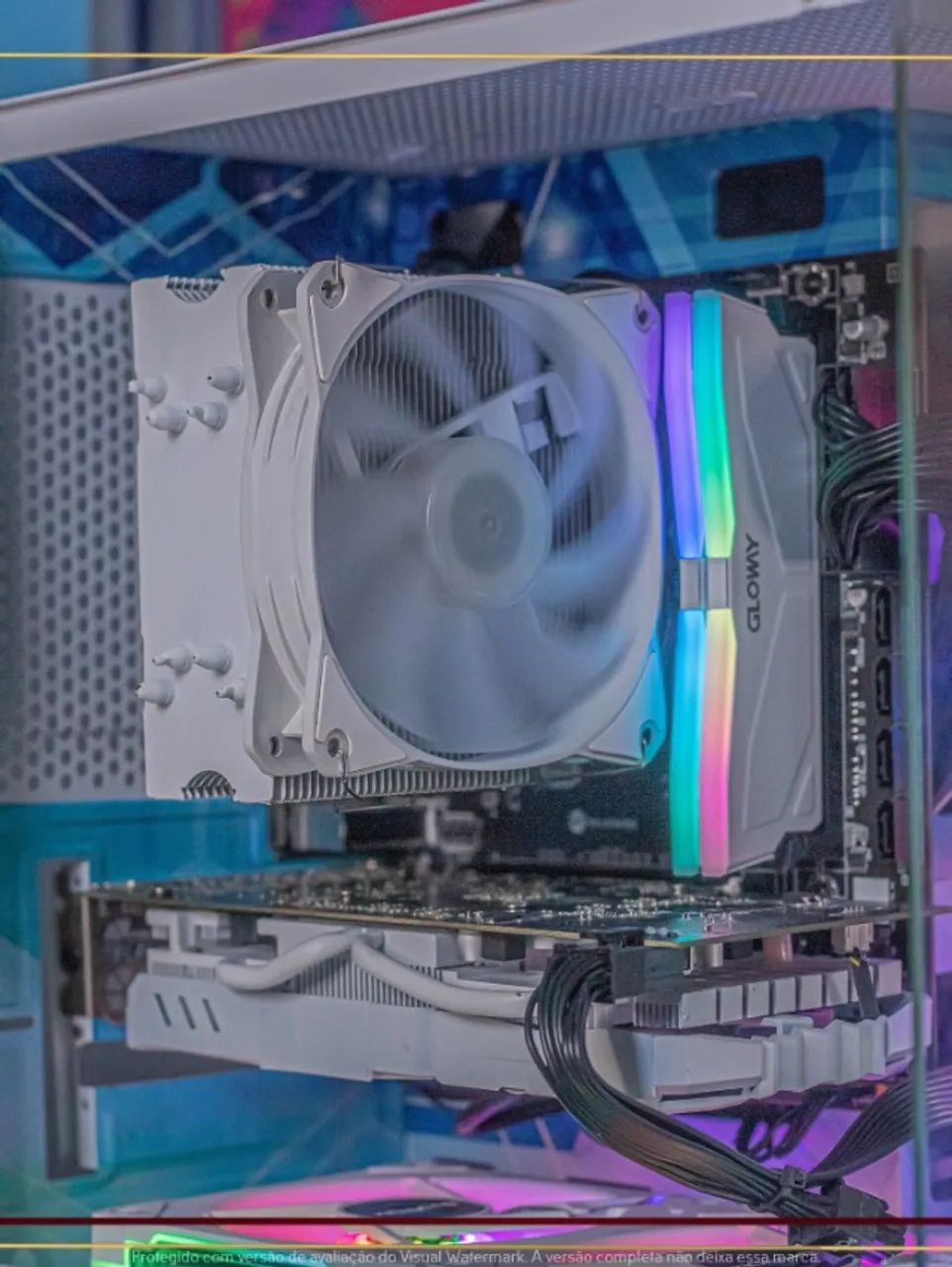 Desktop Gamer Ryzen 7 2700X, 16gb, 512gb NVMe, RX 580, Air Cooler, Fonte 500W - Foto 4
