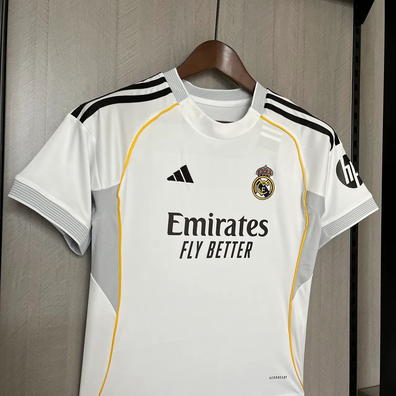 Conjunto Camisa + Short Infantil/juvenil Real Madrid I 25/26 2 a 13 Anos - Foto 4