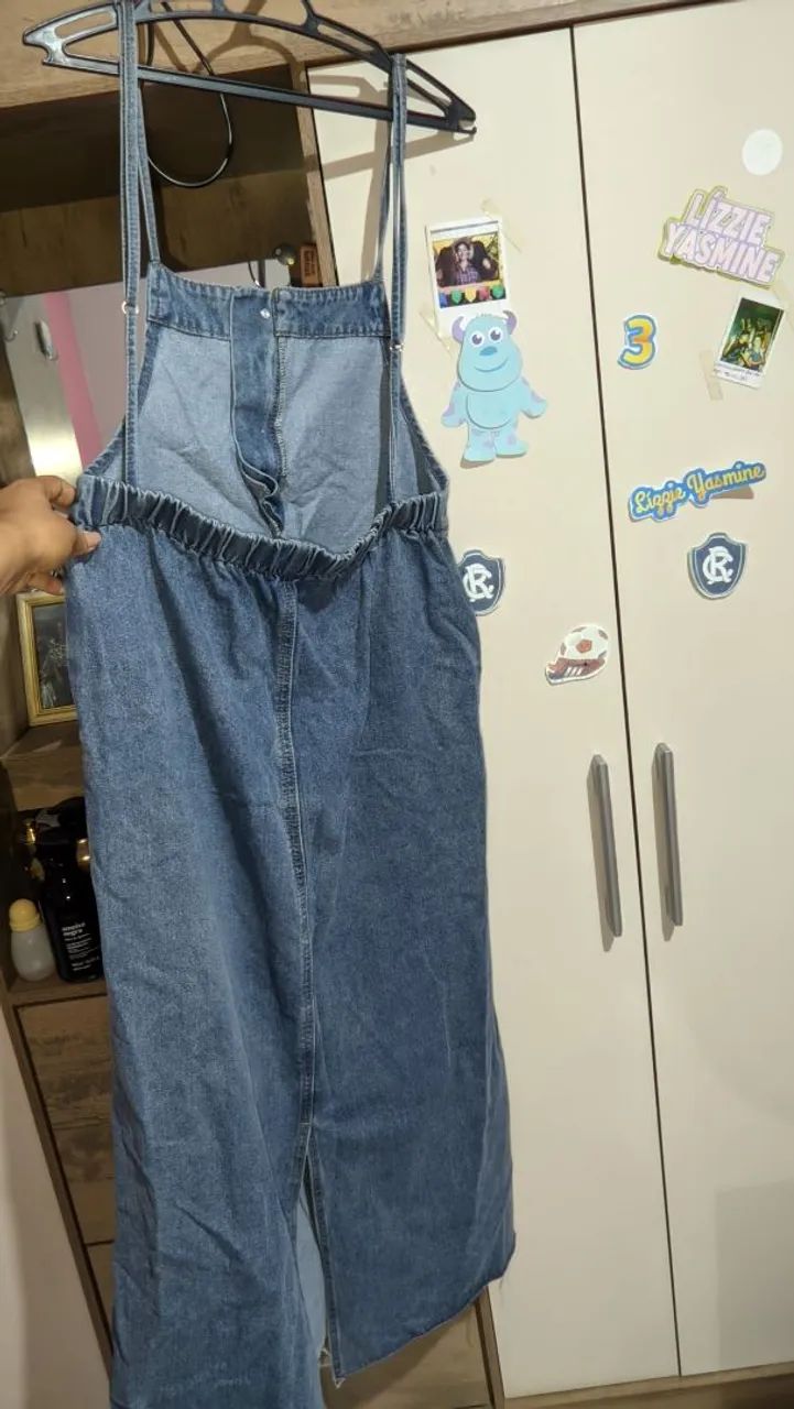 Vestido depim jeans  - Foto 2