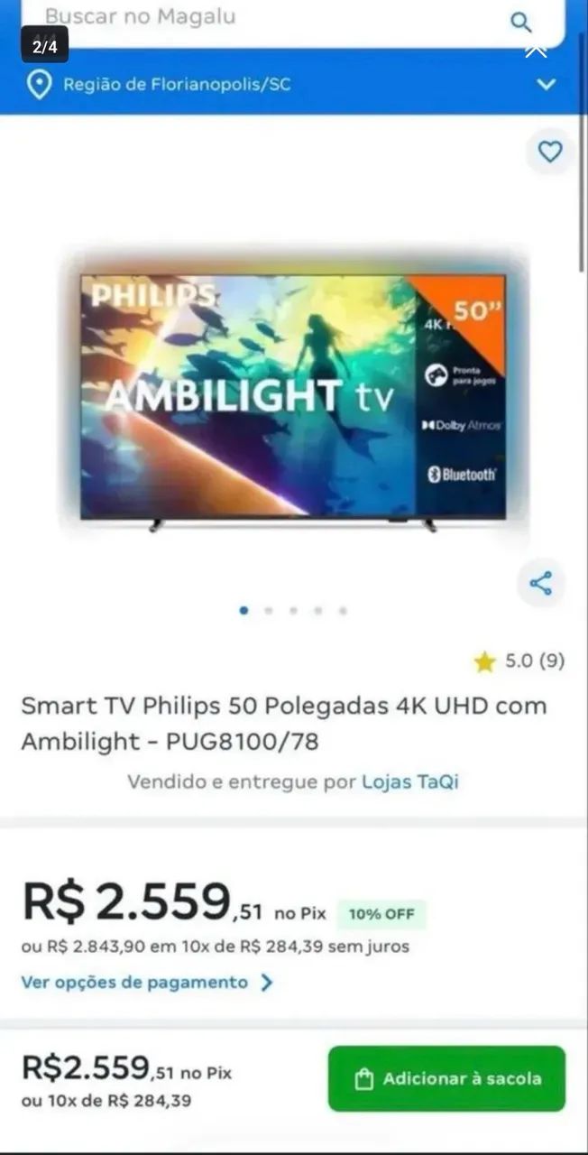 TV 50P - Philips Ambilight - Google  - Foto 2