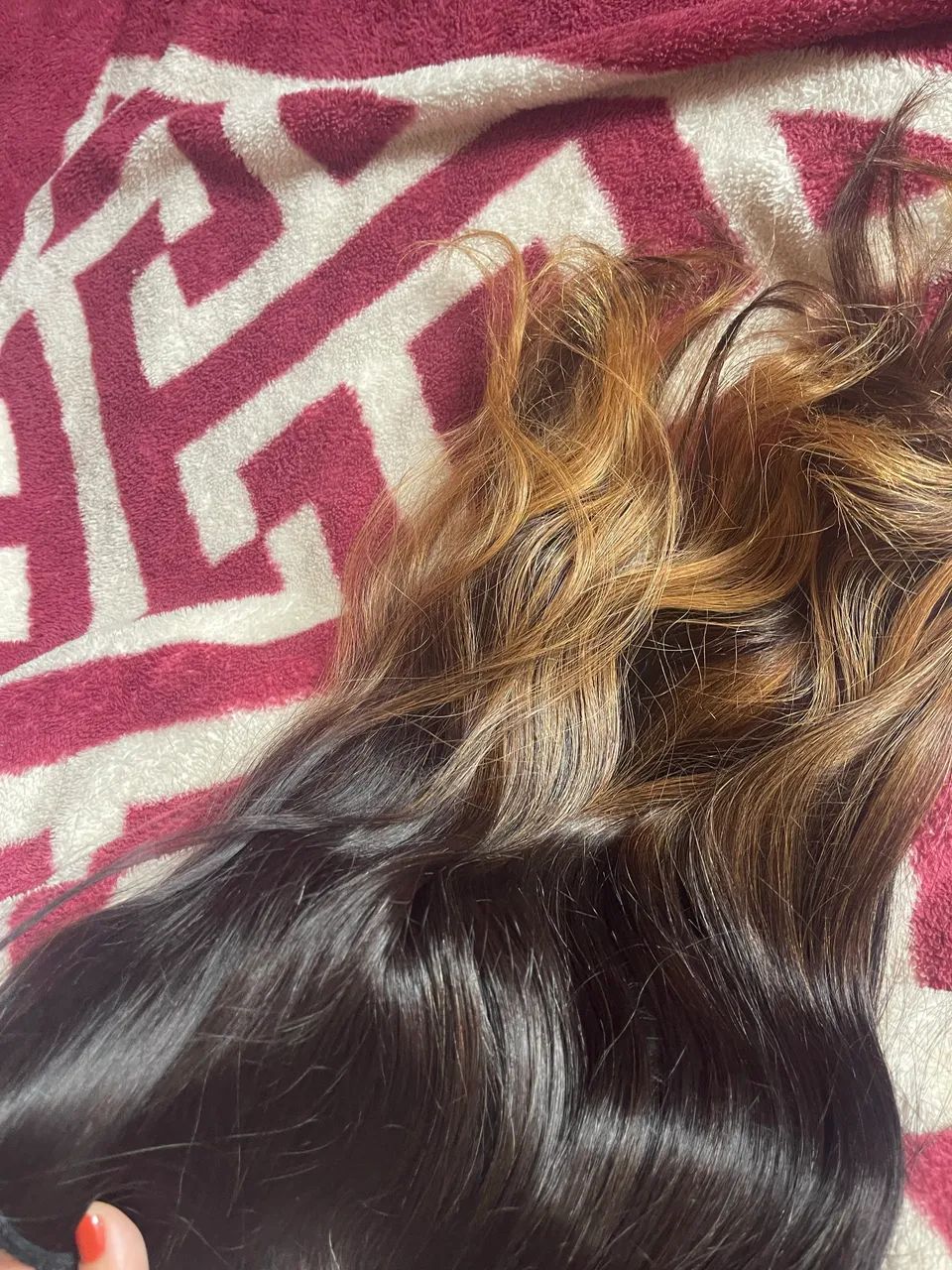 Vendo cabelo humano 60 cm
