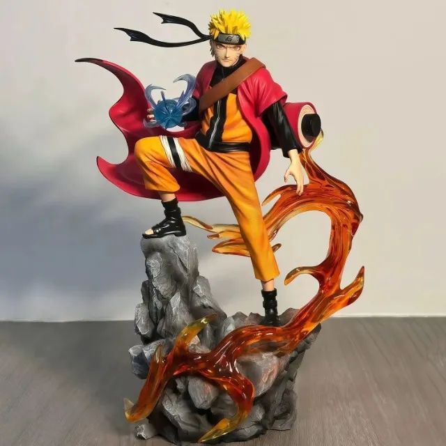Boneco Naruto e Sasuke Uchiha Shippuden Action Figure Figura Miniatura 25cm - Foto 2