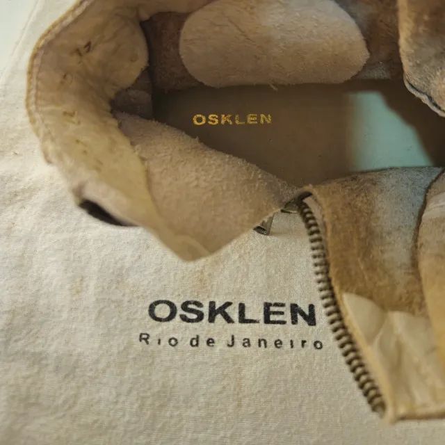 Tênis Osklen Cano Alto Arpoador Soft Bege 37 - Foto 2