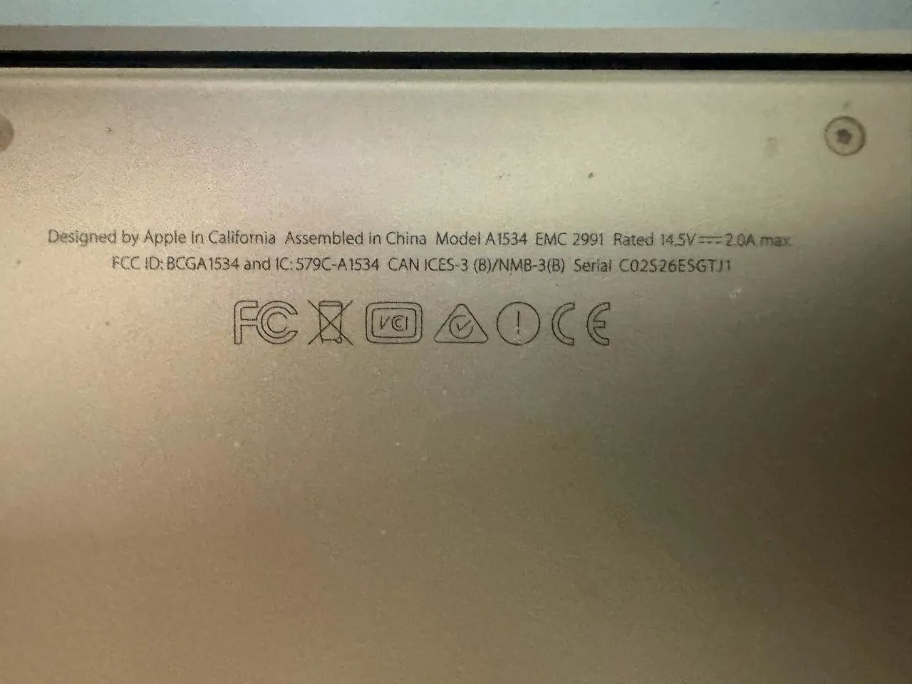Macbook A1534 Gold - Foto 4