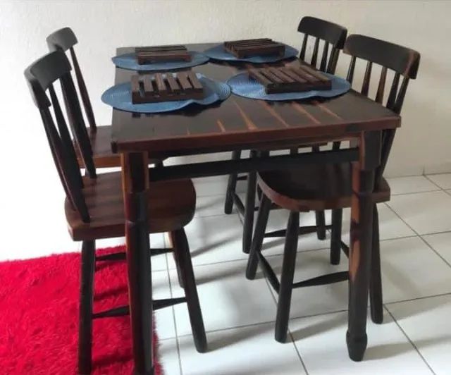 mesa torneada de 120x70 