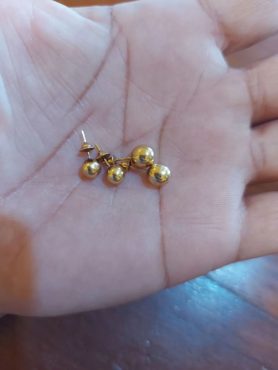 Brinco de ouro 18k 