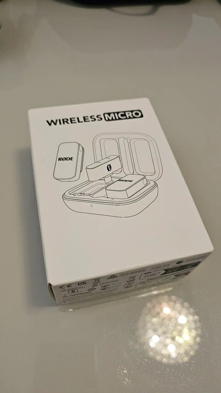 Microfone Rode Micro, wireless lapela novo na Caixa com clipe, Imã e acessorios! - Foto 2