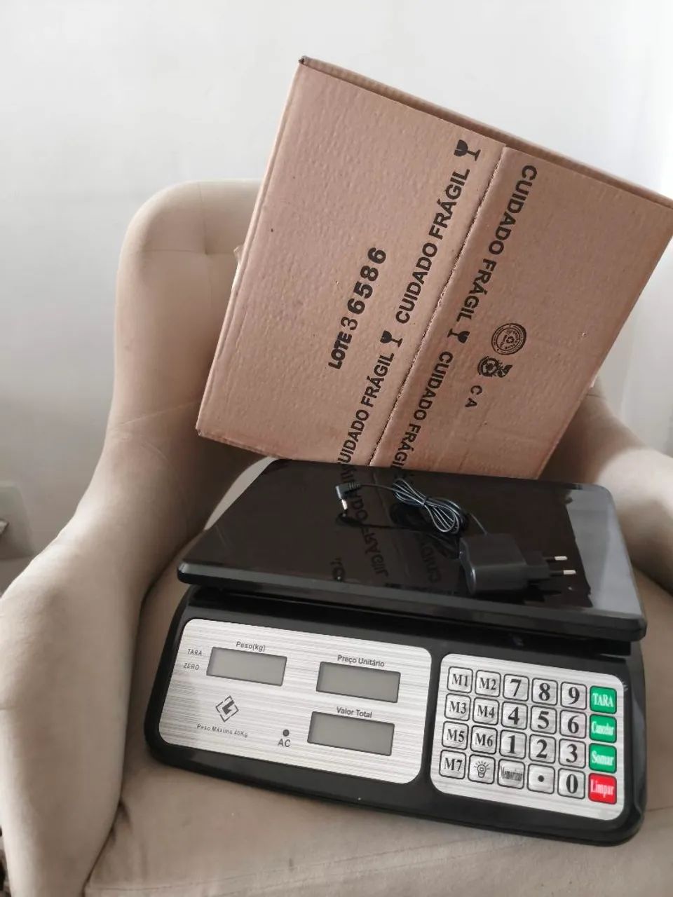 Balança digital 40 kg Super pesagem  - Foto 4