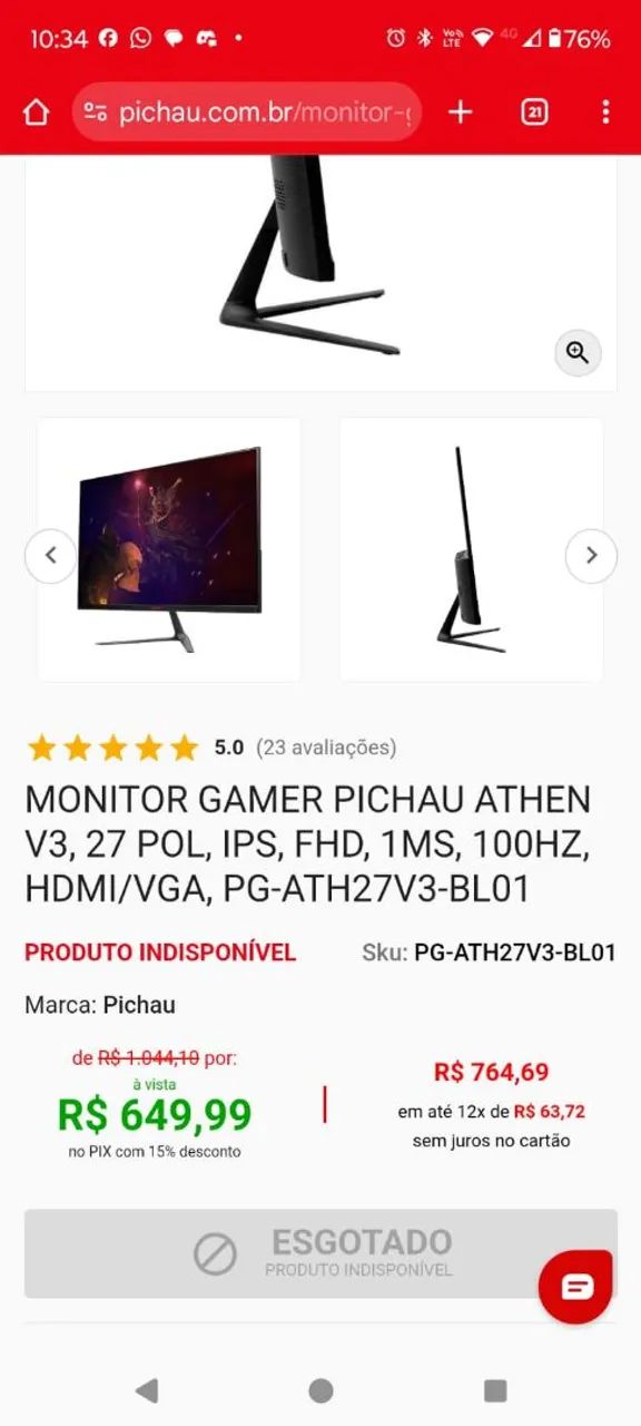 Monitor 27 polegadas  - Foto 2