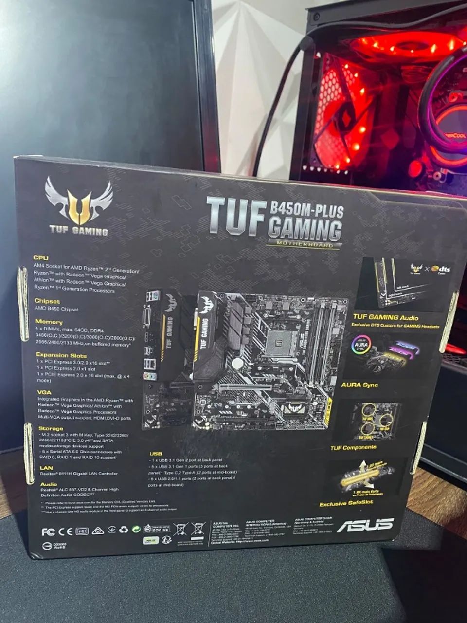 Placa mãe B450m tuf gaming plus - Foto 3