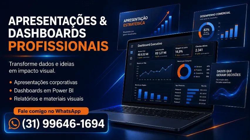 Criação de apresentações em PowerPoint e dashboards em Power BI - Foto 3
