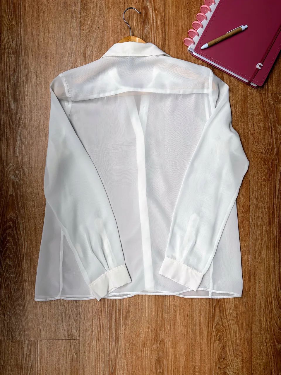 Blusa crepe seda, veste M - Foto 5