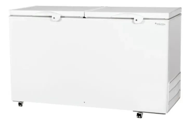 Freezer Horizontal 2 Tampas Dupla Ação 503L 220V Branco HCED503C R