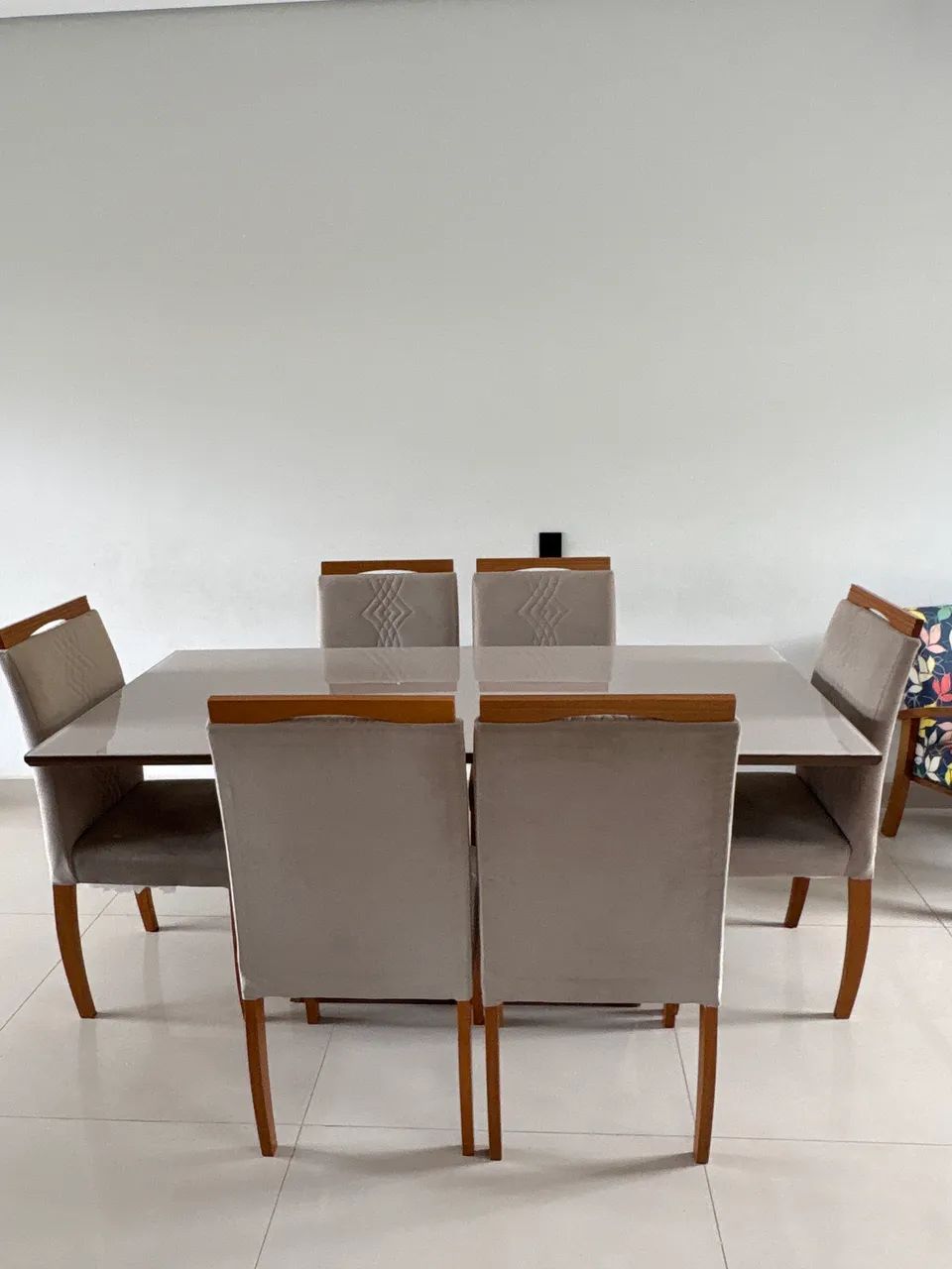 Mesa de jantar 6 cadeiras Sul Móveis 