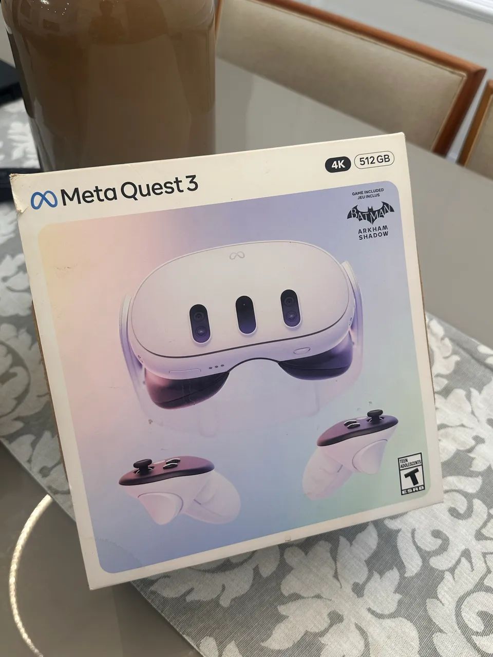 Meta Quest 3 512GB 4K - Completo na Caixa com Controles - Consoles