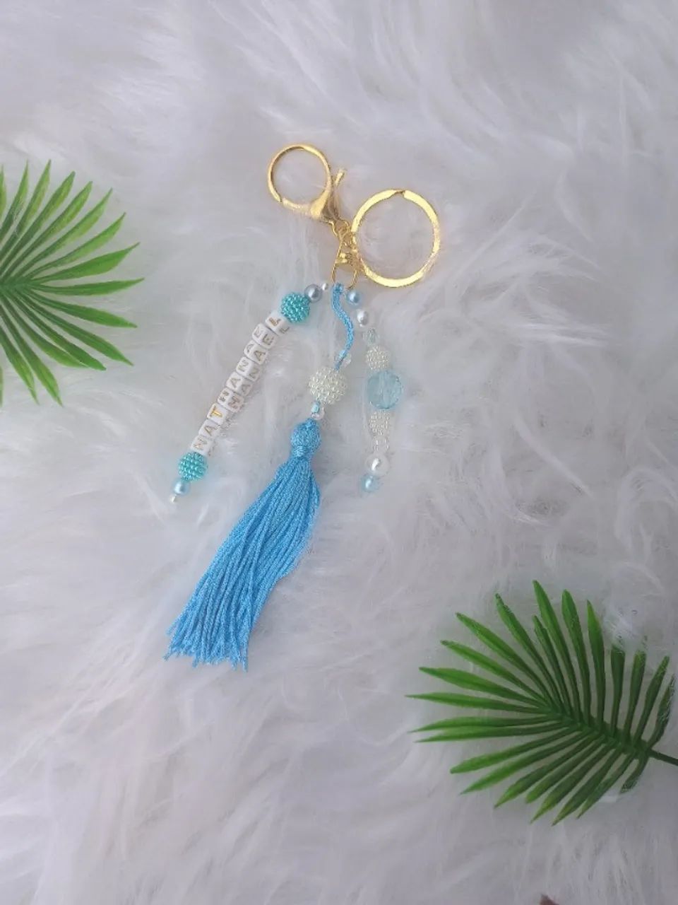 Chaveiro Perolado e personagem com nome  - Foto 5