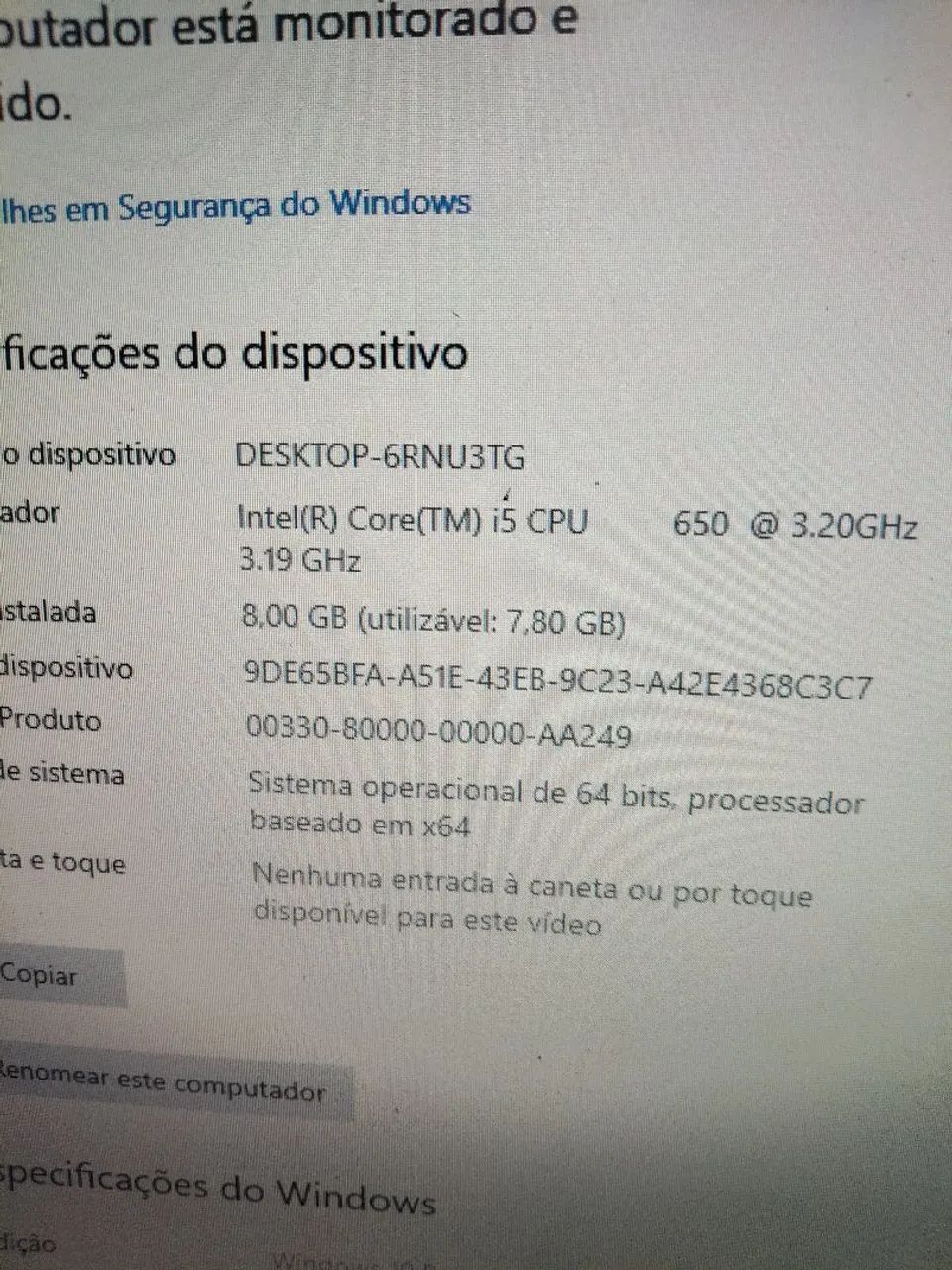 Computador Dell optiplex 980..intel corei5. 8g  e ssd  de 250 rysemodem - Foto 4