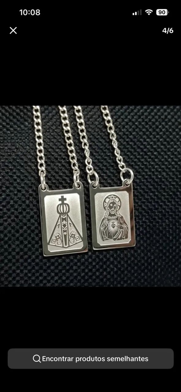 Escapulário Jesus e Maria