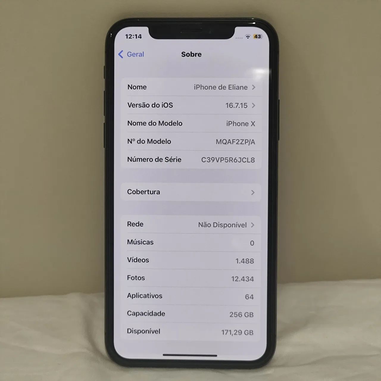 iPhone X 256 Gigas 
