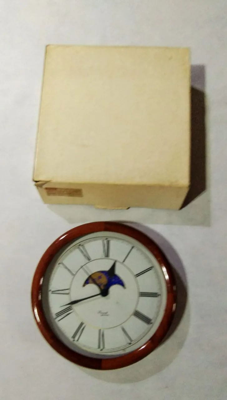 Relógio de Parede Kienzle Quartz - Fase da Lua - funcionando - Foto 5