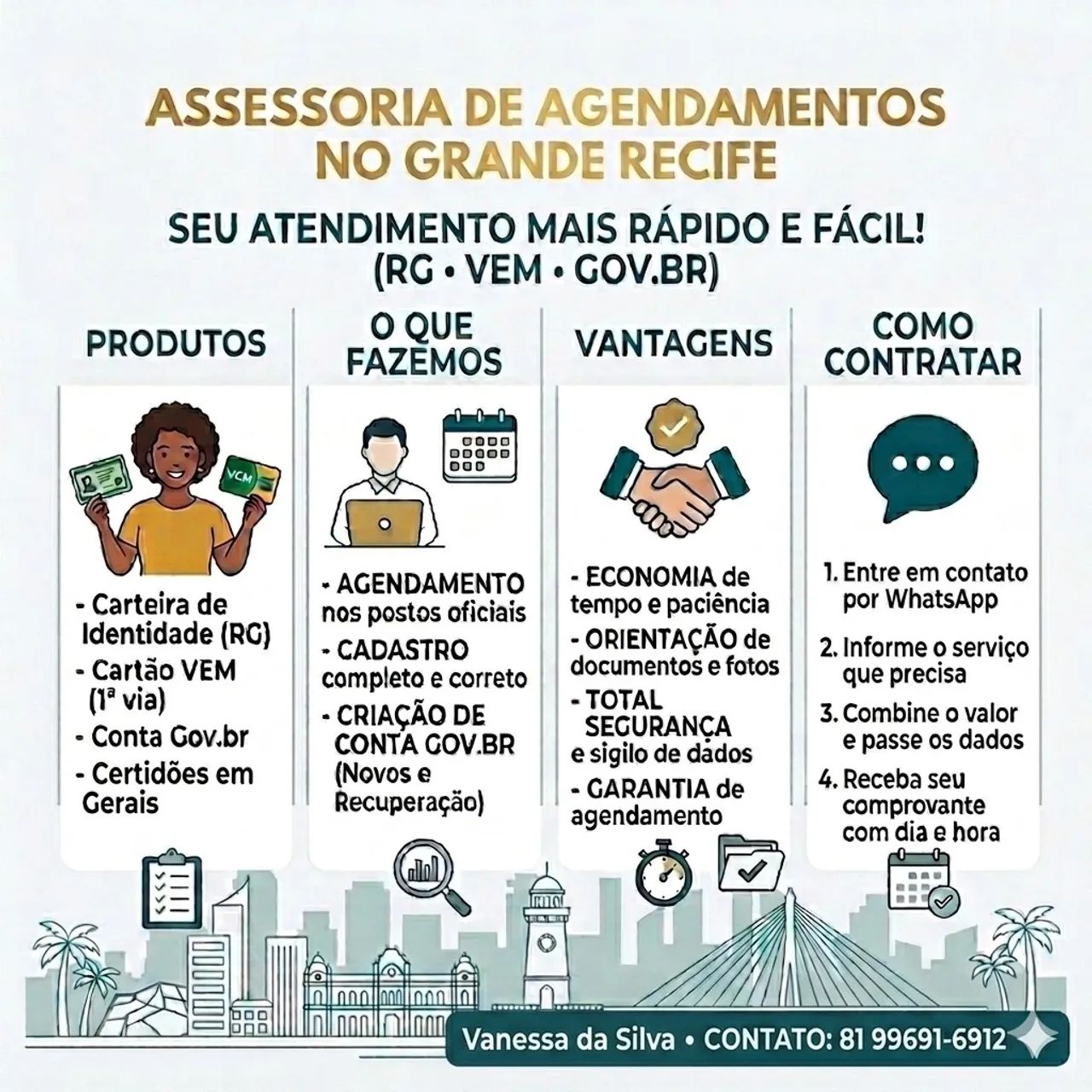 Assessoria de Agendamentos e Documentos