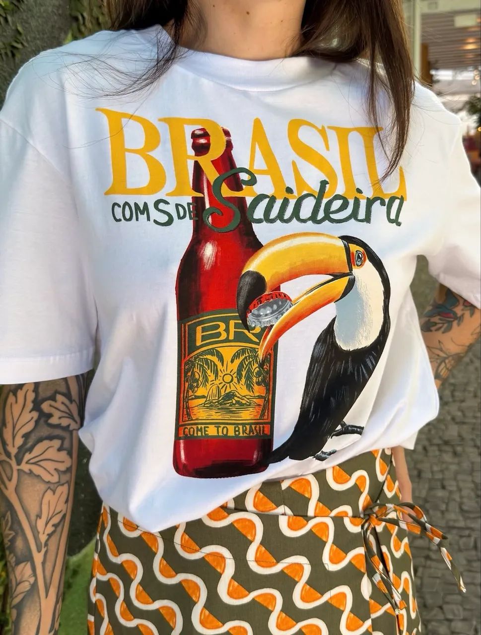 T-Shirt Farm Brasil Com S de Saideira  - Foto 2