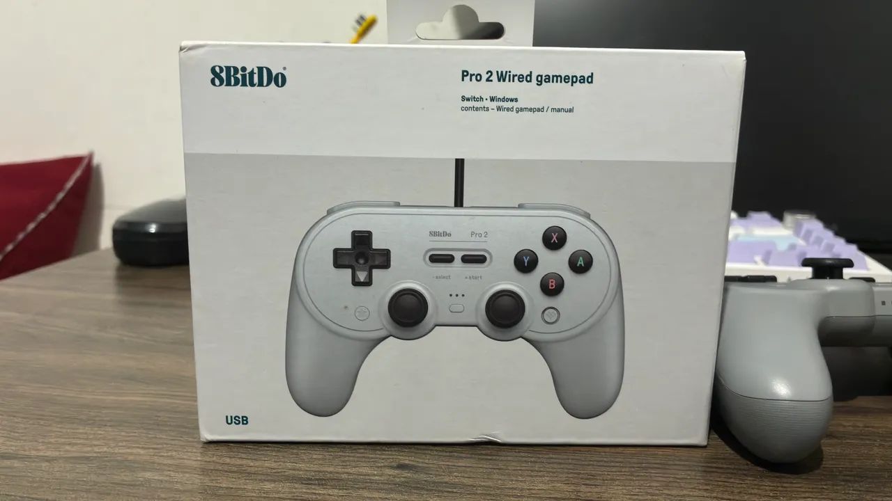 8BitDo Pro 2 Wired Controle - Foto 2