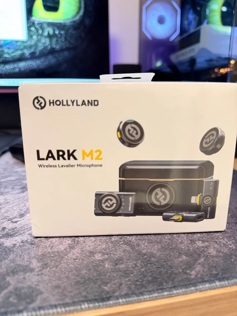 Microfone Sem Fio Hollyland Lark M2 Combo - Foto 3