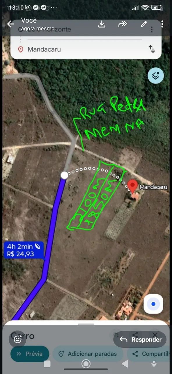 Lote 2.000 metros, próximo ao "Guinda" - Foto 4