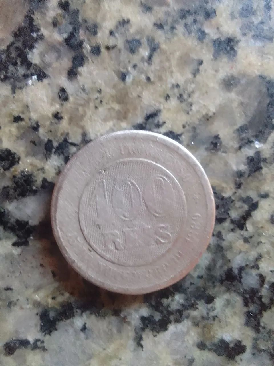 Moeda 100 reis de 1889 