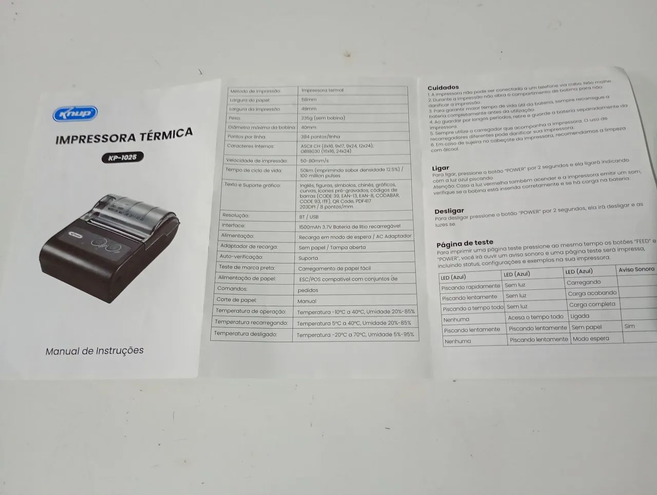 Mini Impressora térmica bluetooth  - Foto 4
