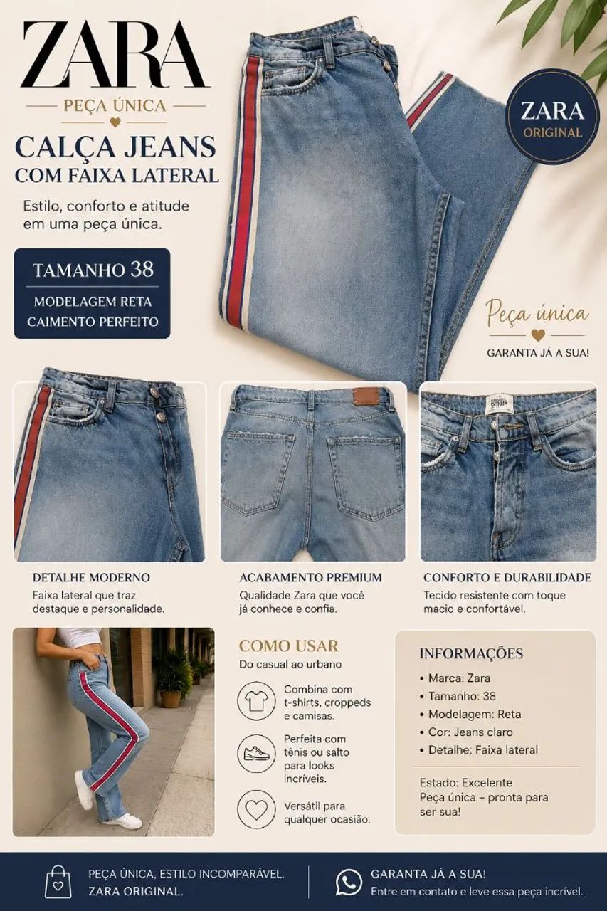 Calça zara