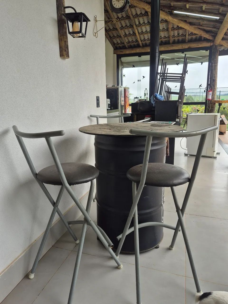 Tambor com 3 Banquetas dobráveis  - Foto 2