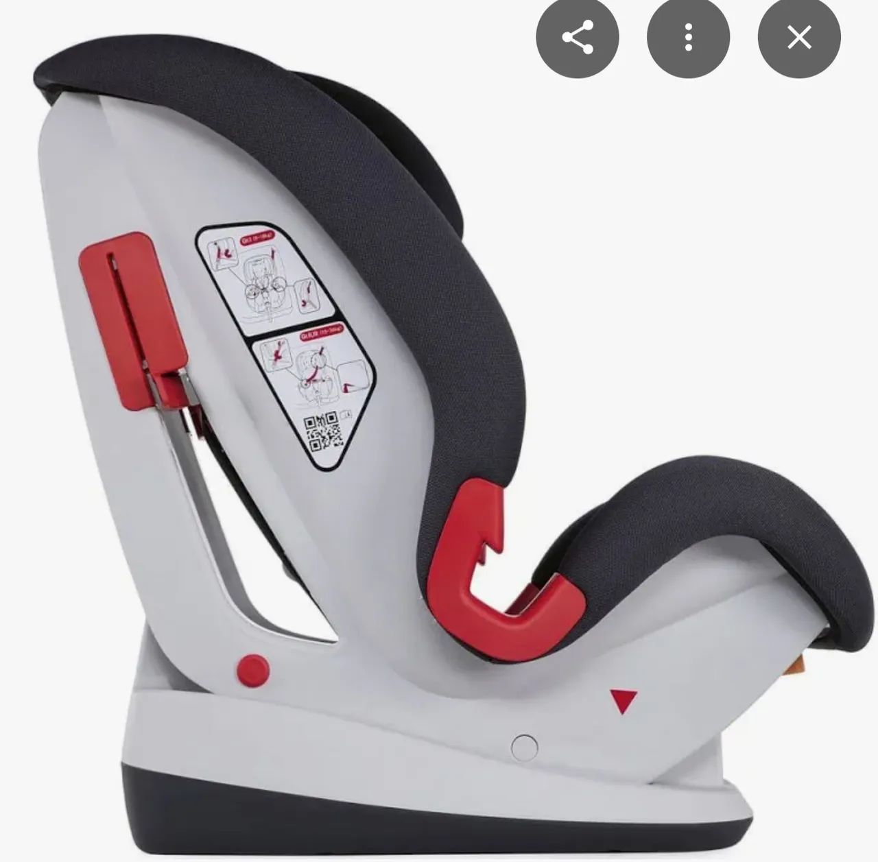 Cadeirinha Chicco youniverse jet black. - Foto 2