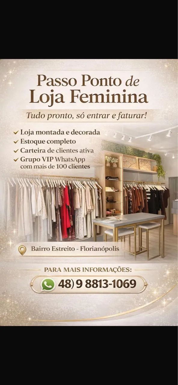 VENDO LOJA ROUPA FEMININA  - Foto 5