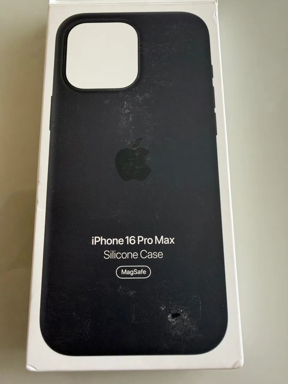 Capa Apple de Silicone com MagSafe - iPhone 16 Pro Max | Preta