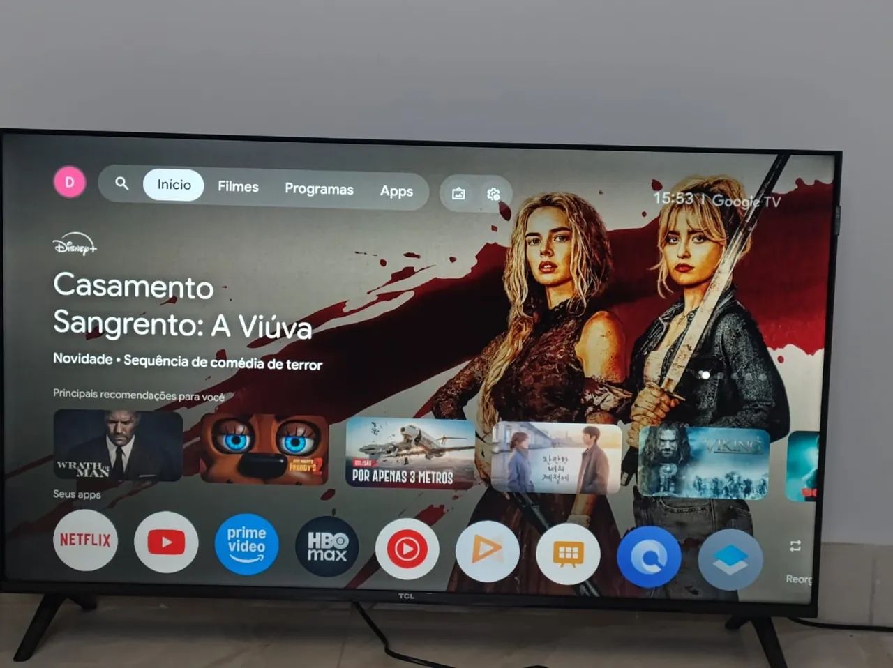 TV  tcl smart QLED 40 polegadas  - Foto 2