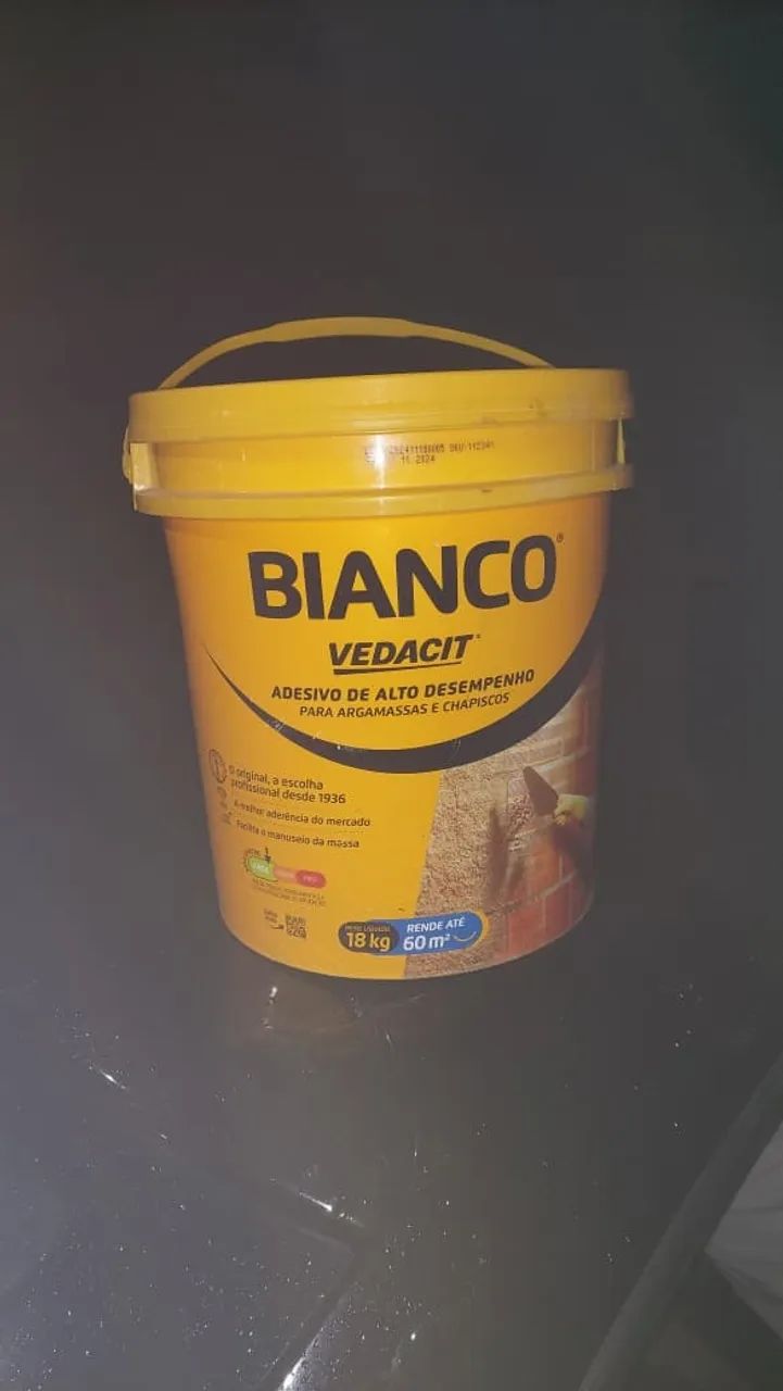 Adesivo de alto desempenho - Bianco Vedacit - 18kg