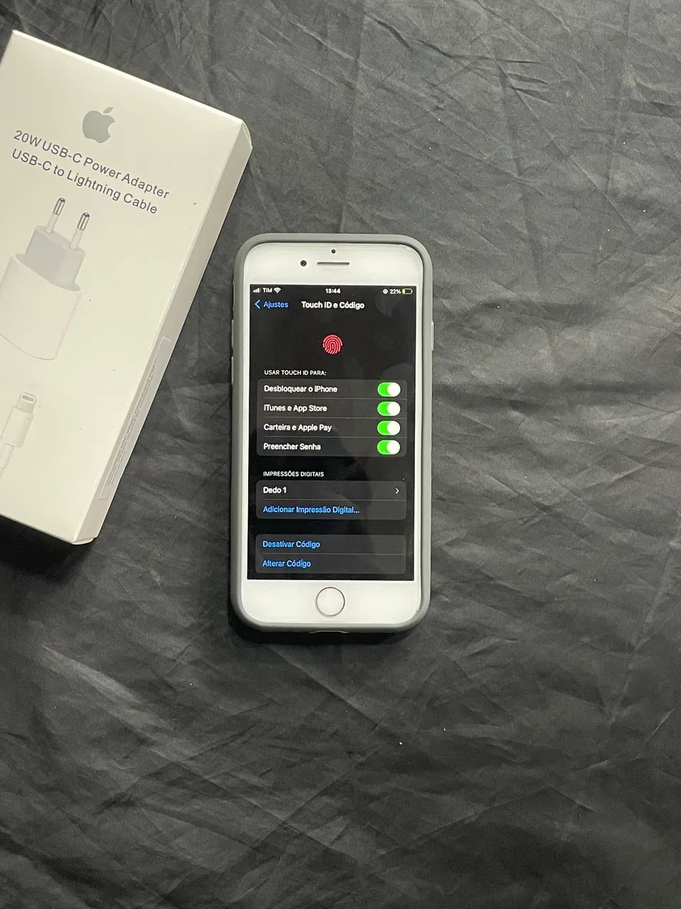 iPhone 8 Branco Conservadíssimo | 100% Saúde | Completo