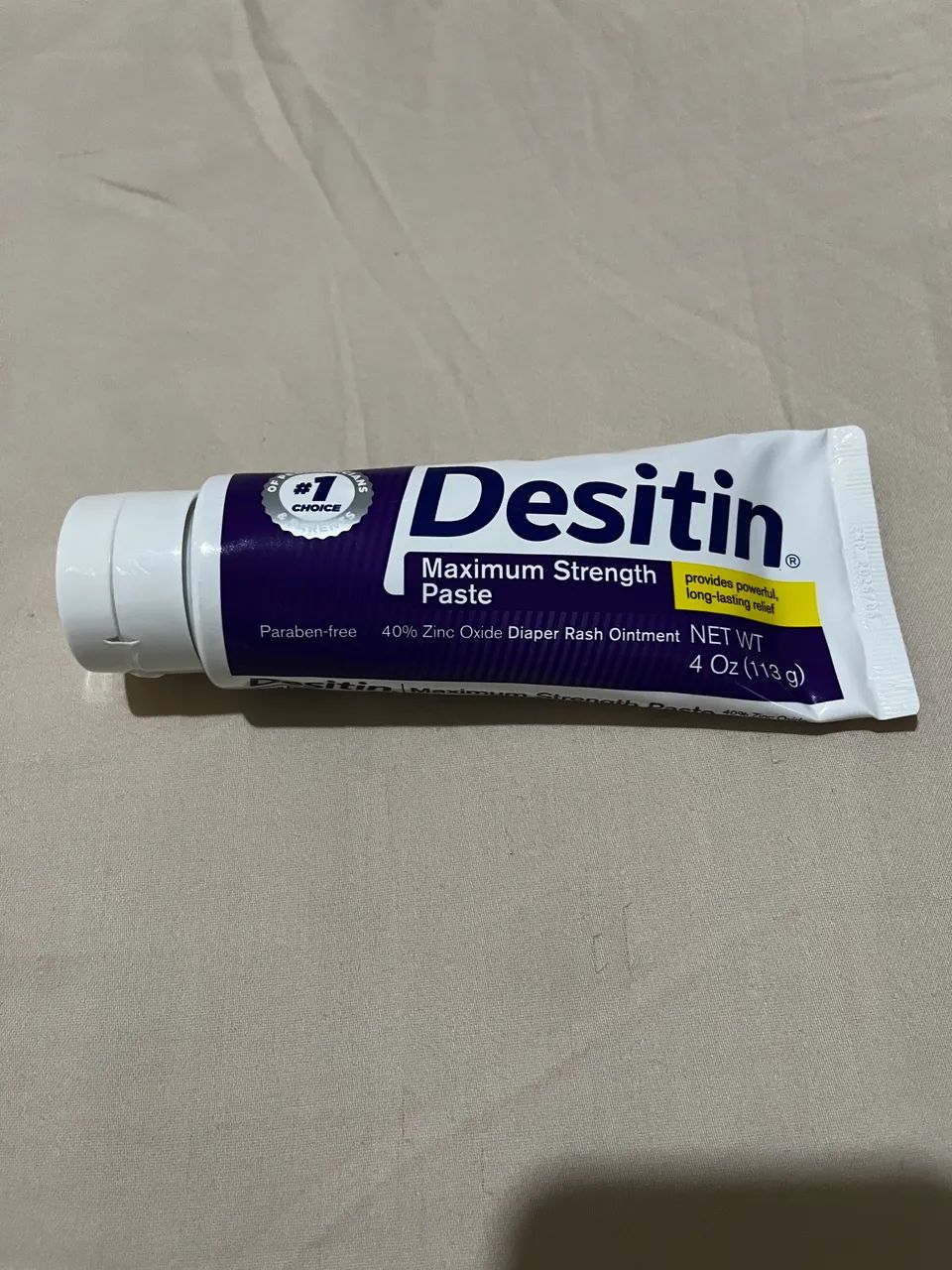 Bisnaga Desitin roxa assadura bebê 