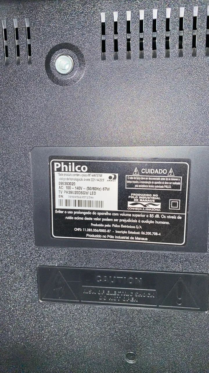 Smart TV Philco com defeito - R$ 90,00 - Foto 3