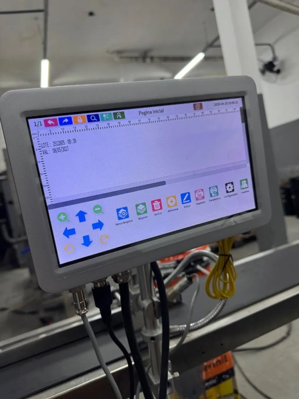 Datador inkjet com ihm integrada + esteira de 2,3 metros marca twa  - Foto 2