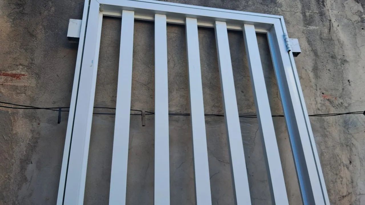 Portão de alumínio Branco - Foto 4