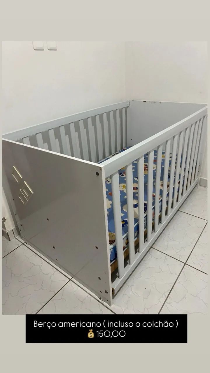 Berço americano ( Incluso colchão )  - Foto 2