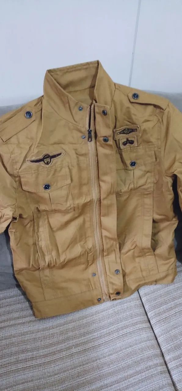 Casaco Militar Verde Masculino  - Foto 3