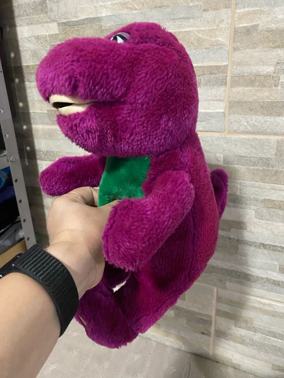 Pelúcia do boneco Clássico do Barney o Dinossauro  - Foto 4