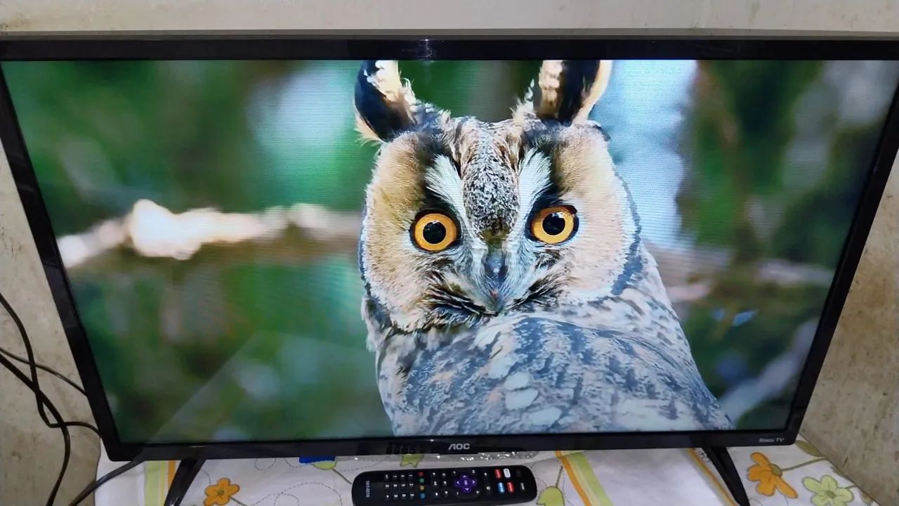Tv aoc 32 polegadas smart roku  - Foto 2