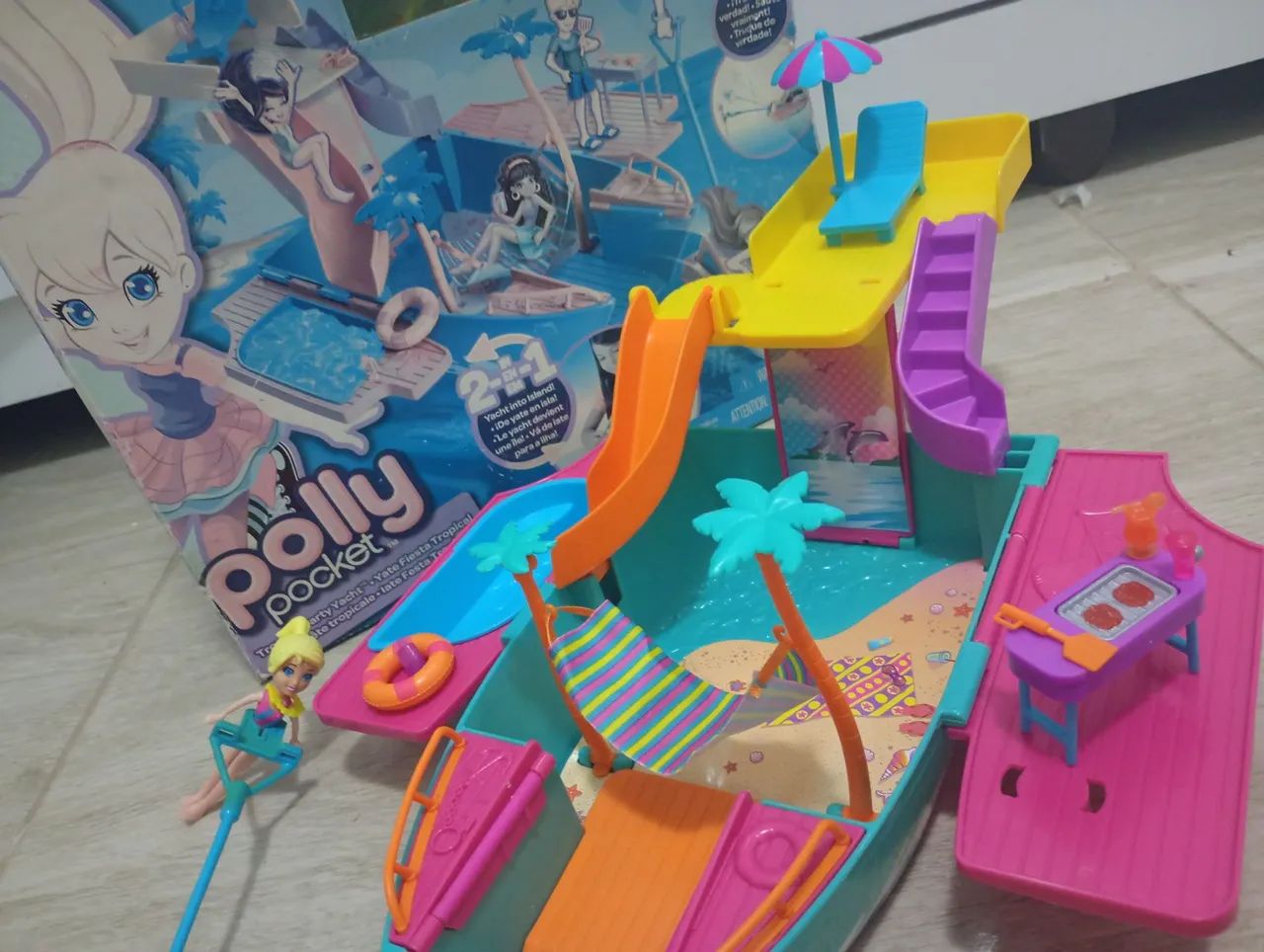 Iate Tropical da Polly Pocket 00s - Foto 4