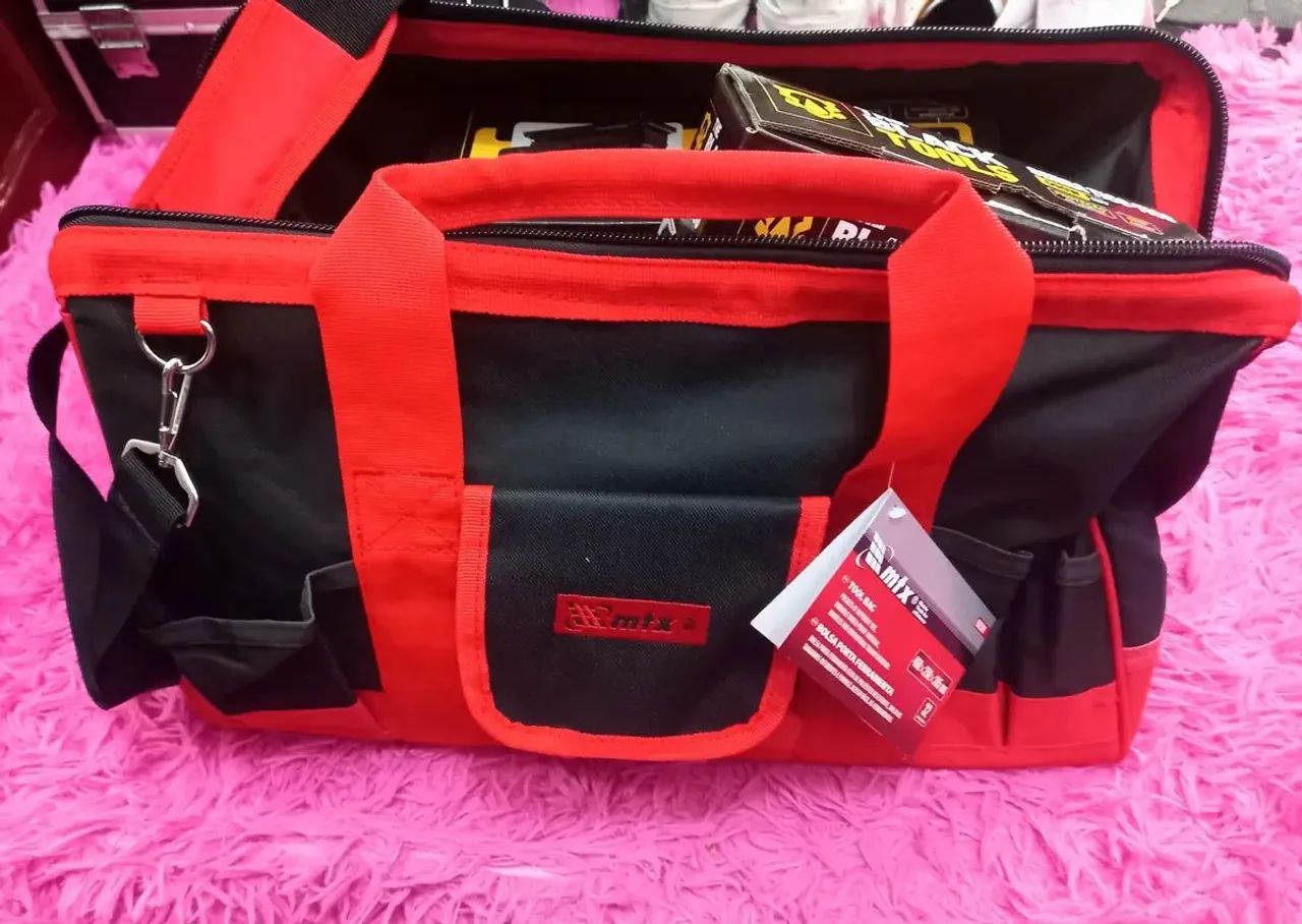 Bolsa de ferramentas promoção com 32 bolsos profissional resistente grande
